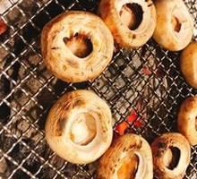 Roasted Button Mushrooms