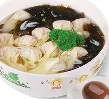 Seaweed and Shrimp Dumpling Egg Soup