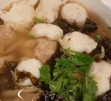 Fish and Shrimp Dumpling Soup