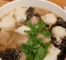 Fish Ball and Bok Choy Dumplings