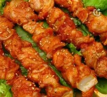 Fried Pork Skewers
