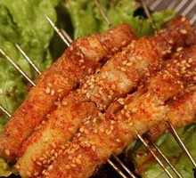 Pork Rolls with Enoki Mushrooms