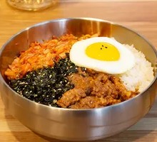 Spicy Kimchi Pork Rice Bowl