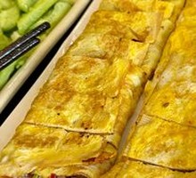 Fried Tofu Sheets with Egg