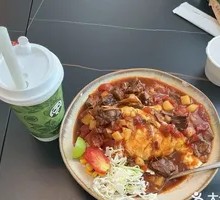 Tomato Beef Brisket Risotto