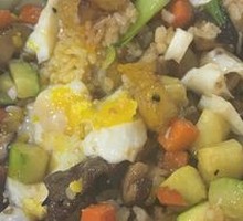 Grilled Meat Stone Pot Rice