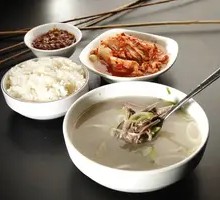 Dog Meat Tofu Soup Rice