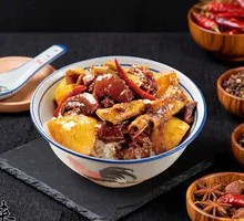 Half Beef and Half Meat Rice