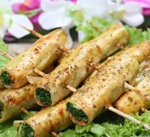 Stuffed Tofu Skin Rolls