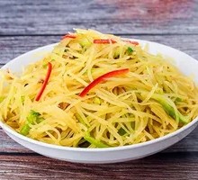 Enoki Mushroom and Potato Strips