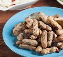 Old Vinegar Century Egg and Peanut Salad