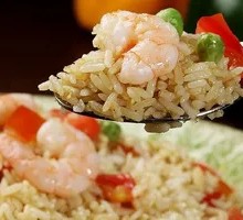 Seafood Shrimp Stir-Fried Fried Rice with Egg