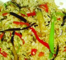Eggplant Fried Rice