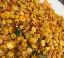 Sungold Corn with Pine Nuts