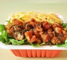 Black Pepper Crispy Rice