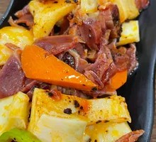 Heart and Chicken Gizzard Stir-fry