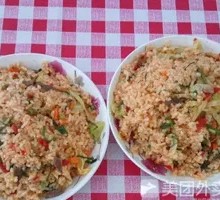 Cilantro Pork Stir-Fried Rice