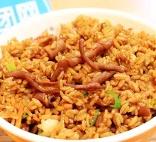 Sizzling Duck Intestine Fried Rice