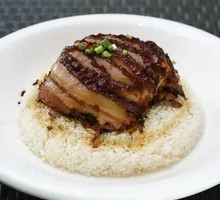 Preserved Vegetable Braised Pork Rice Bowl