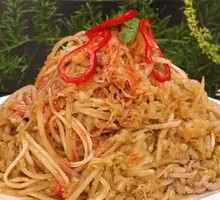 Sour Cabbage and Potato Strips