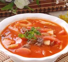 Beef and Tomato Stewed with Sweet Potato