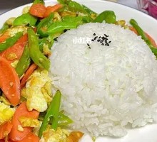 Egg and Ham Rice Bowl