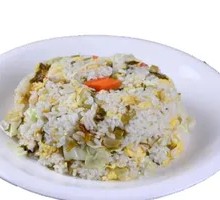 Sliced Pickle and Pork Fried Rice