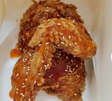 Honey-Glazed Peach Blossom Chicken