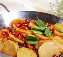 Spicy Potatoes in Dry Pot