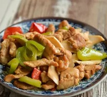 Stir-Fried Pork with Green Pepper