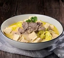 Boneless Pork in Frozen Tofu with Sour Cabbage