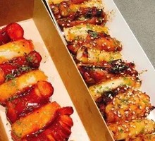 Sticky Rice Chicken Skewers