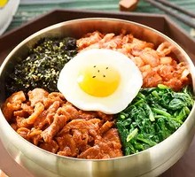 Spicy Kimchi Pork Rice Bowl