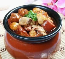 Braised Pork and Quail Eggs