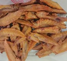 Smoked Chicken Wing Tips with Green Pepper