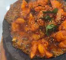 Spicy Bubble Chicken in Stone Pot