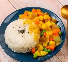 Curry Chicken and Potato Rice