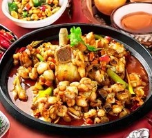 Pork Rib and Chicken Frog Hot Pot