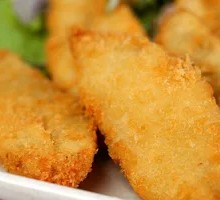 Deep-Fried Sea Shrimp Cake
