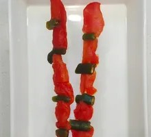 Green Chili Meat Skewers
