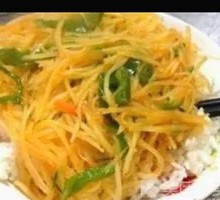 Shredded Potato Rice Bowl