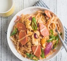 Ham and Egg Fried Noodles