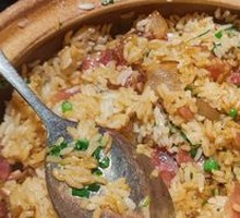 Crispy Rice with Preserved Meat