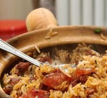 Cured Meat Double Delight Clay Pot Rice