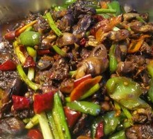 Stir-fried Chicken Hearts