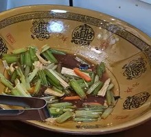 Celery with Tofu Skin Salad