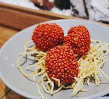 Lychee Cheese Shrimp Balls