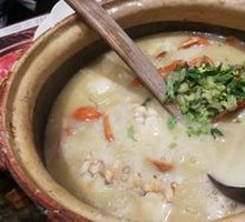 Crab Roe Rice Porridge