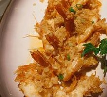 Golden Sand Garlic Baked Shrimp