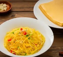 Enoki Mushroom and Potato Strips